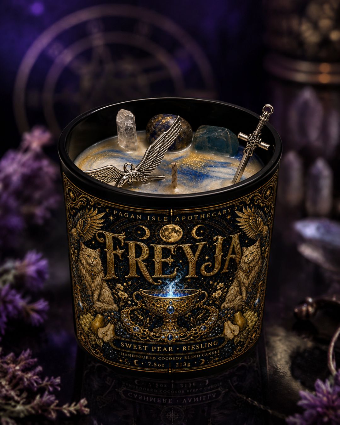 Freyja Deity Candle