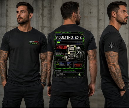 ADULTING EXE T-SHIRT