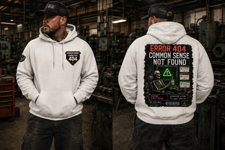 COMMON SENSE NOT FOUND HOODIE