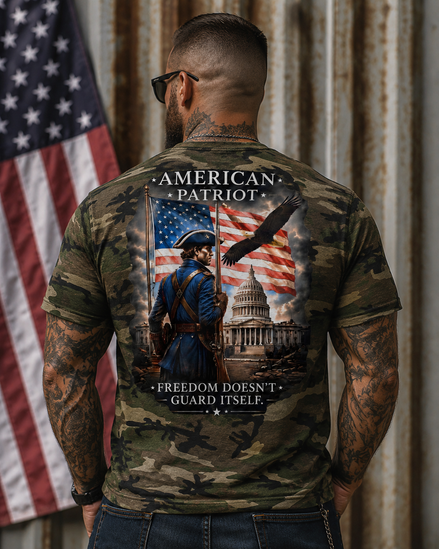 AMERICAN PATRIOT CAMO T-SHIRT