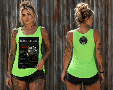 ADULTING EXE WOMENS TANKTOP