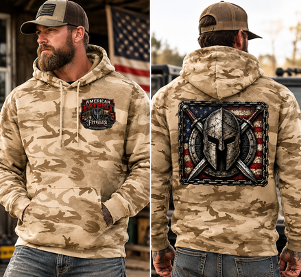 STAND THE LINE CAMO HOODIE