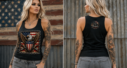 WINGS OF FREEDOM WOMENS TANKTOP