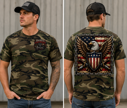WINGS OF FREEDOM CAMO T-SHIRT