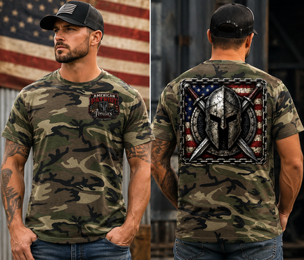 STAND THE LINE CAMO T-SHIRT