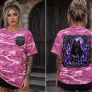 ENCHANTED FAMILIAR CAMO T-SHIRT