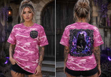 ENCHANTED FAMILIAR CAMO T-SHIRT