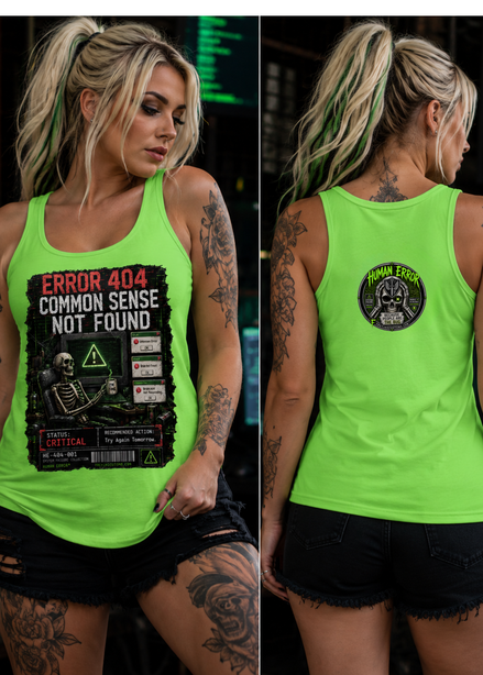 COMMON SENSE NOT FOUND WOMENS TANKTOP