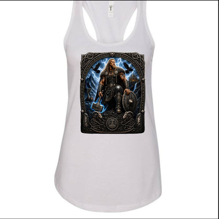 Thor Norse God of Thunder Tank Top – Viking Graphic Muscle Shirt