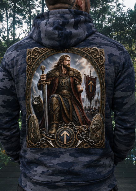 TYR CAMO PULLOVER HOODIE