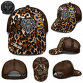Amour Leopard Custom Embroidered Hat – Bold Print Graphic Cap