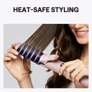 Wavytalk Whirlwind Curl, 360° Airflow Styler with 3 Air Modes & LED Display, 2-In-1 Hair Straightener and Curler with Cooling Air Vents to Lock in Style