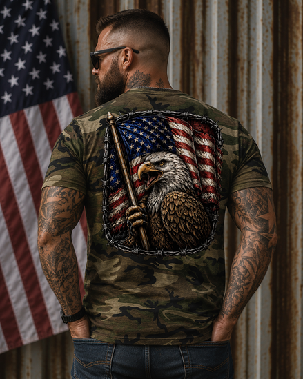 OLD GLORY CAMO T-SHIRT