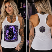 ENCHANTED FAMILIAR WOMENS RACERBACK