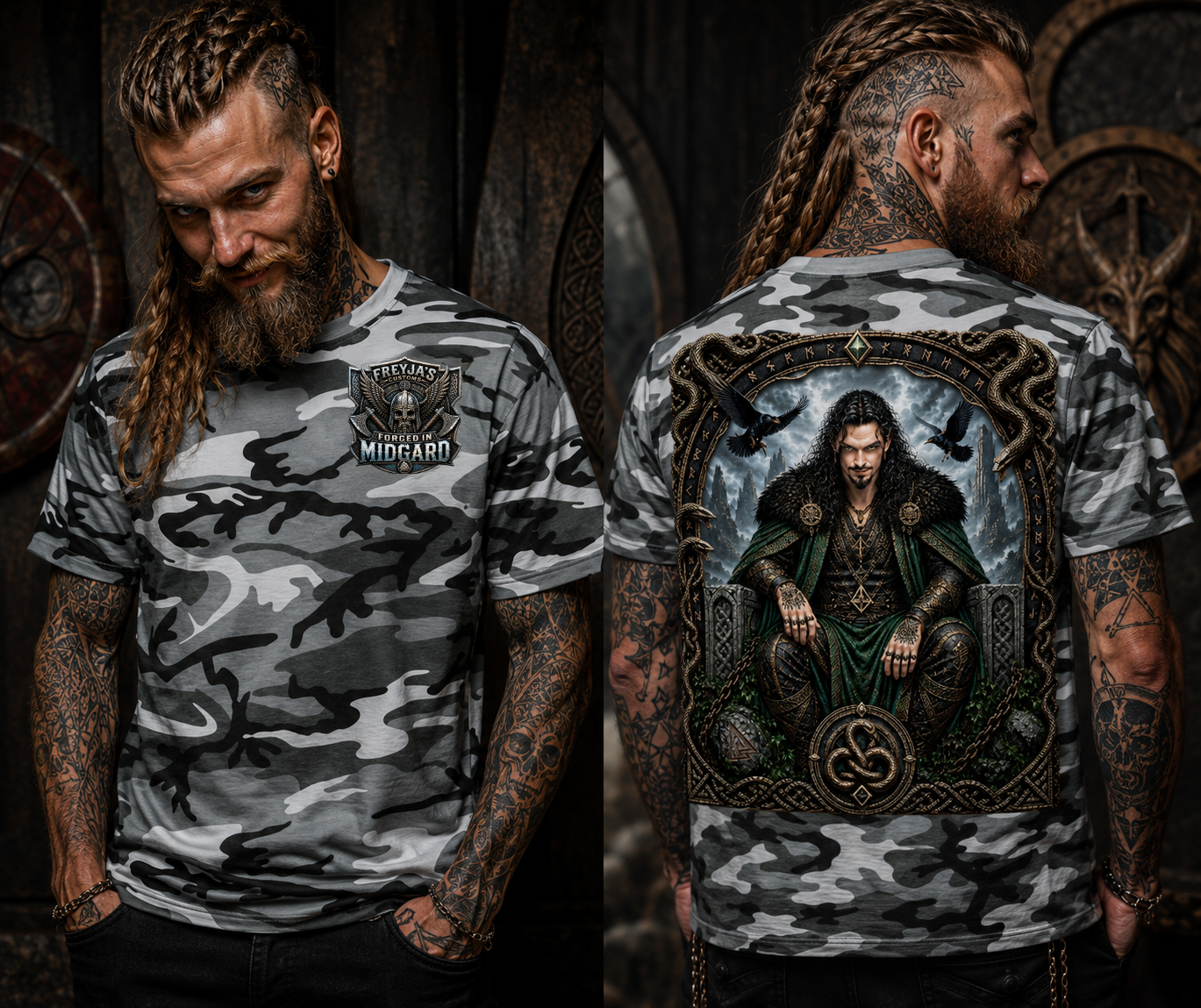 LOKI CAMO T-SHIRT