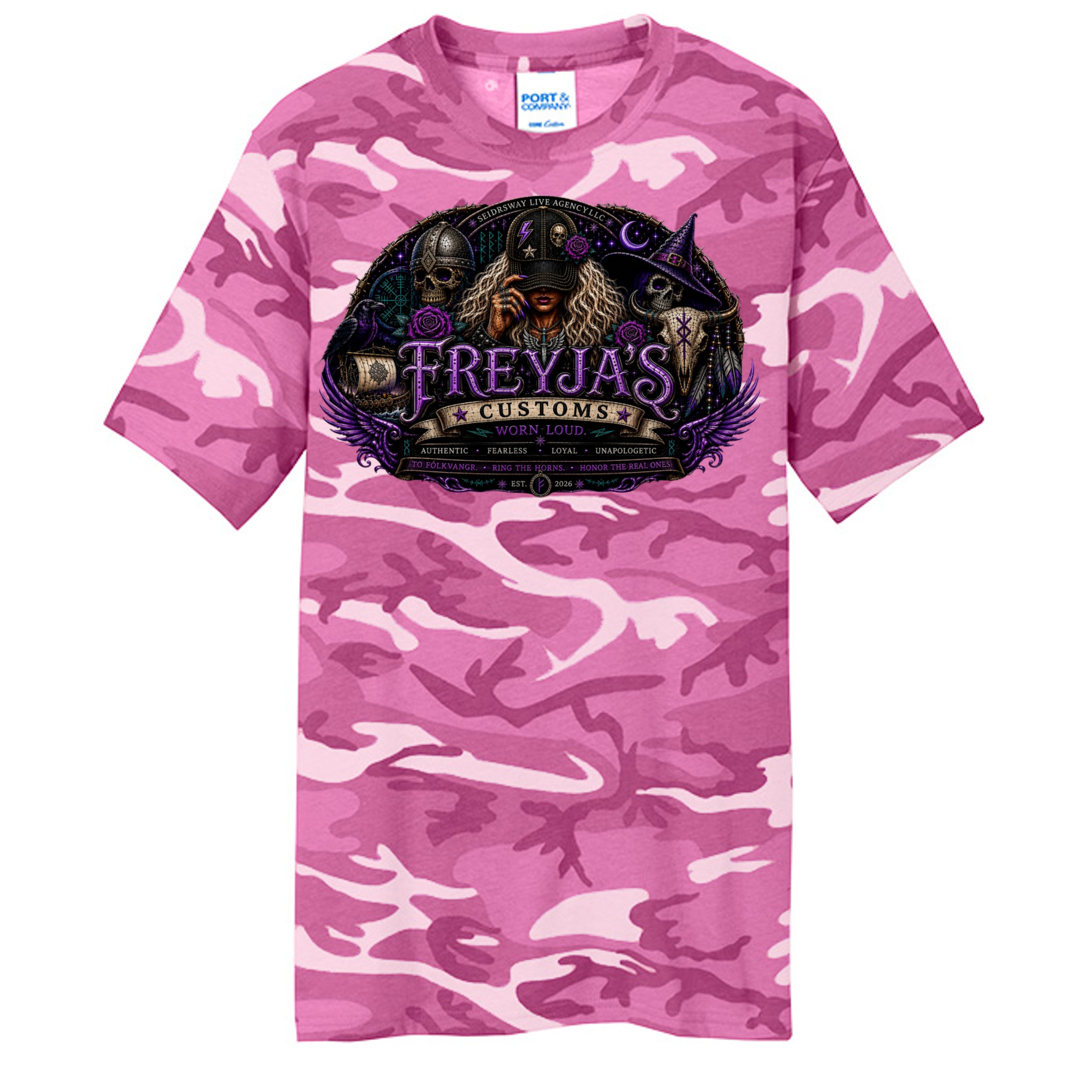 PINK CAMO - PC54C - FRONT
