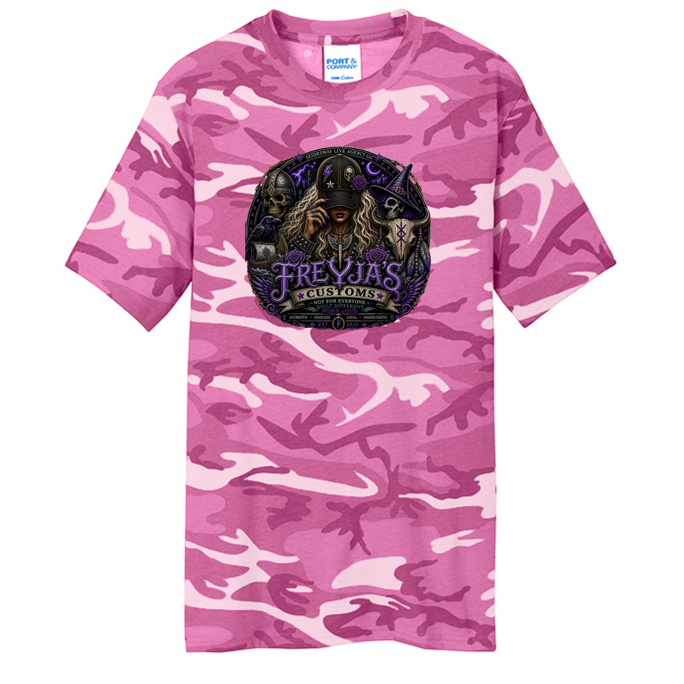 PINK CAMO - PC54C - FRONT