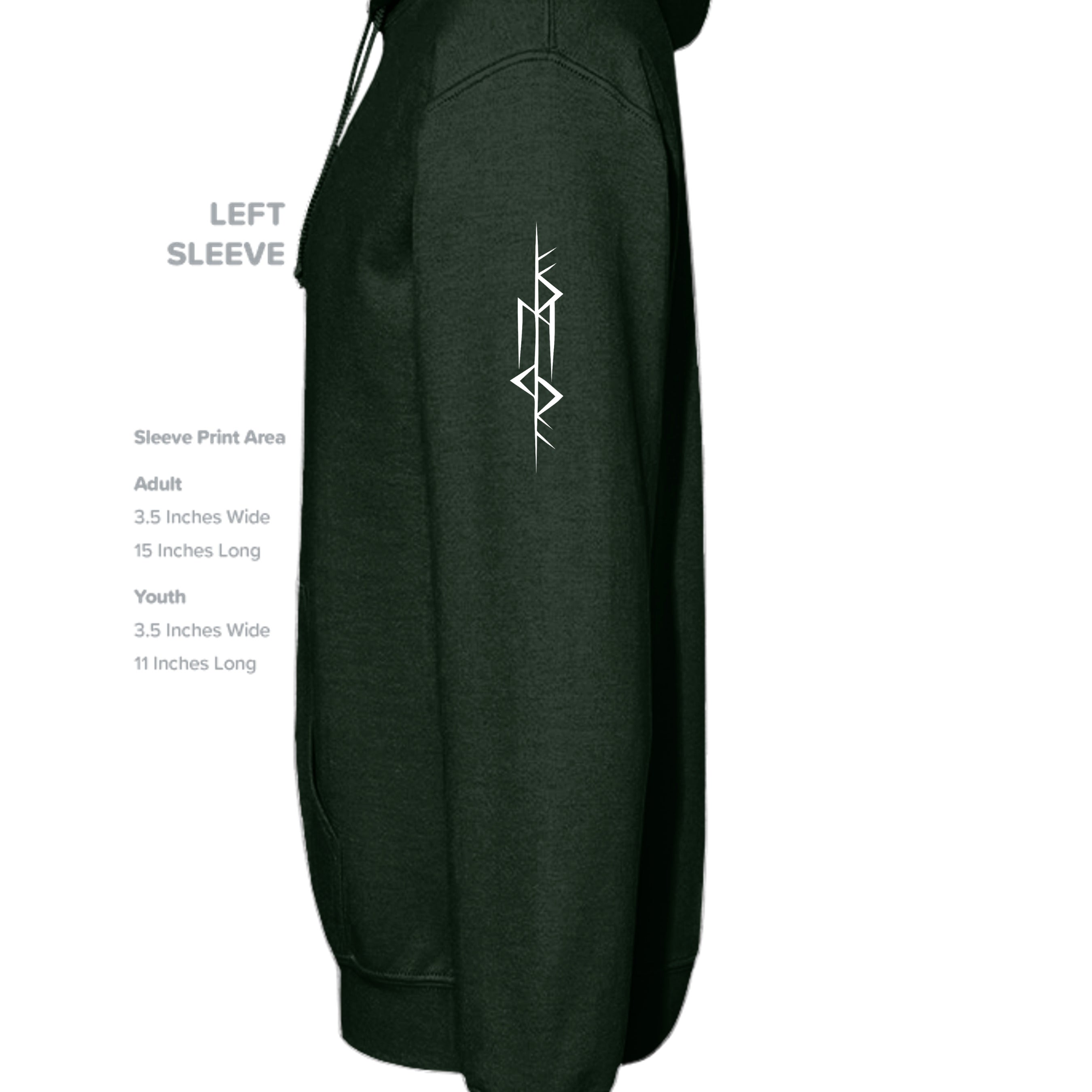 FOREST GREEN - G186 - SLEEVE_LEFT