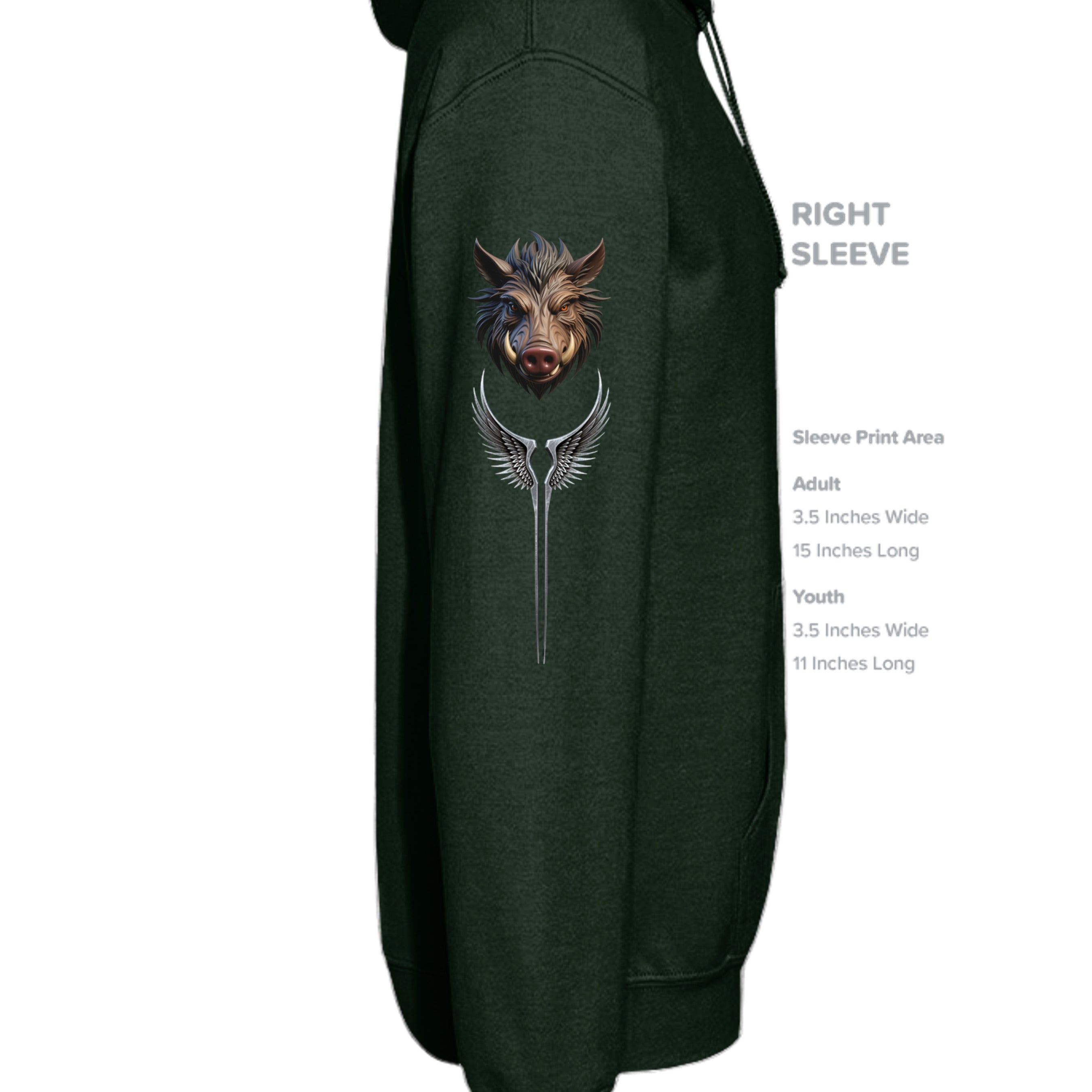 FOREST GREEN - G186 - SLEEVE_RIGHT
