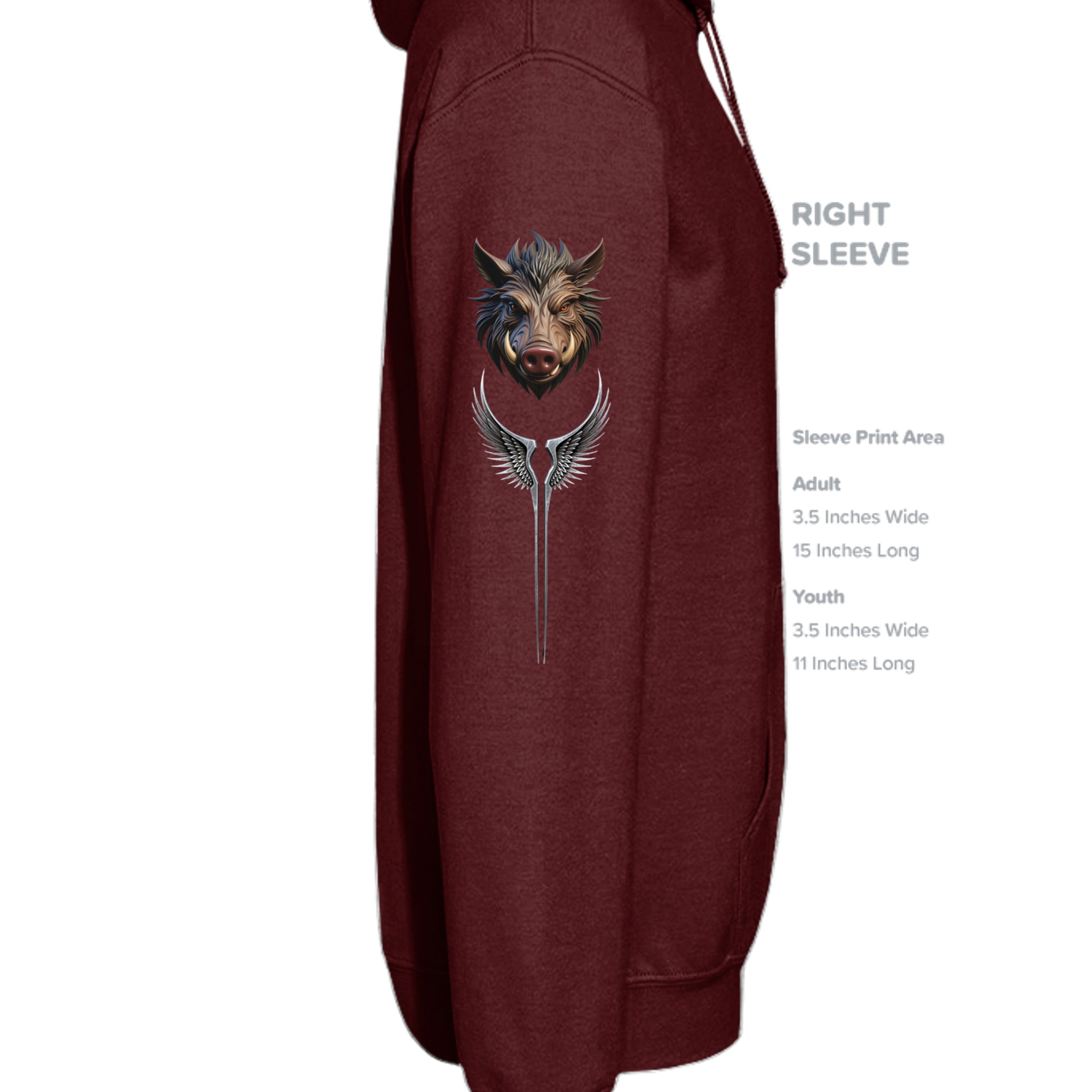 MAROON - G186 - SLEEVE_RIGHT