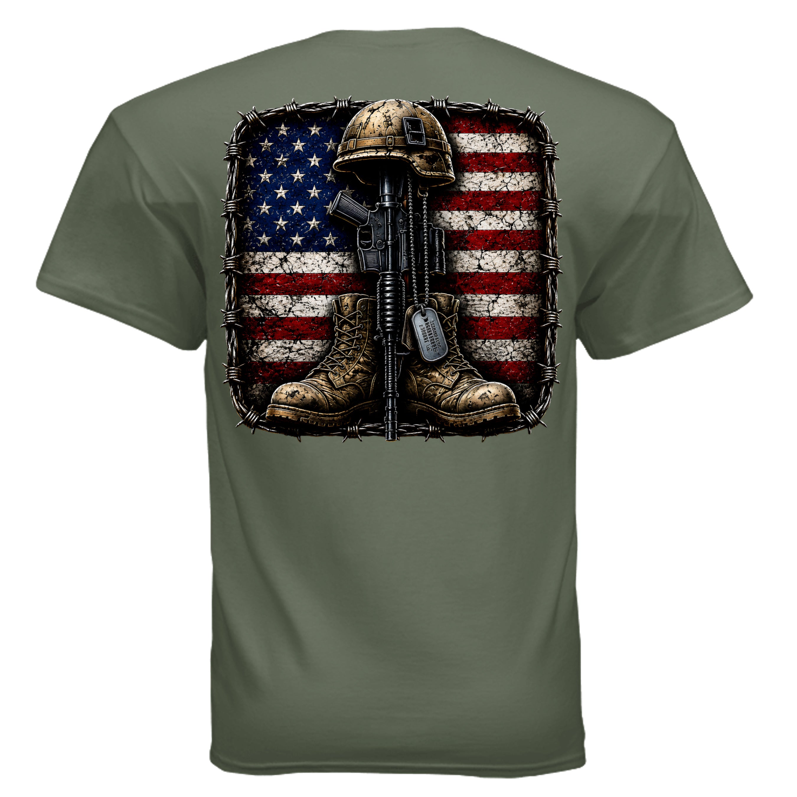 MILITARY GREEN - G200 - BACK