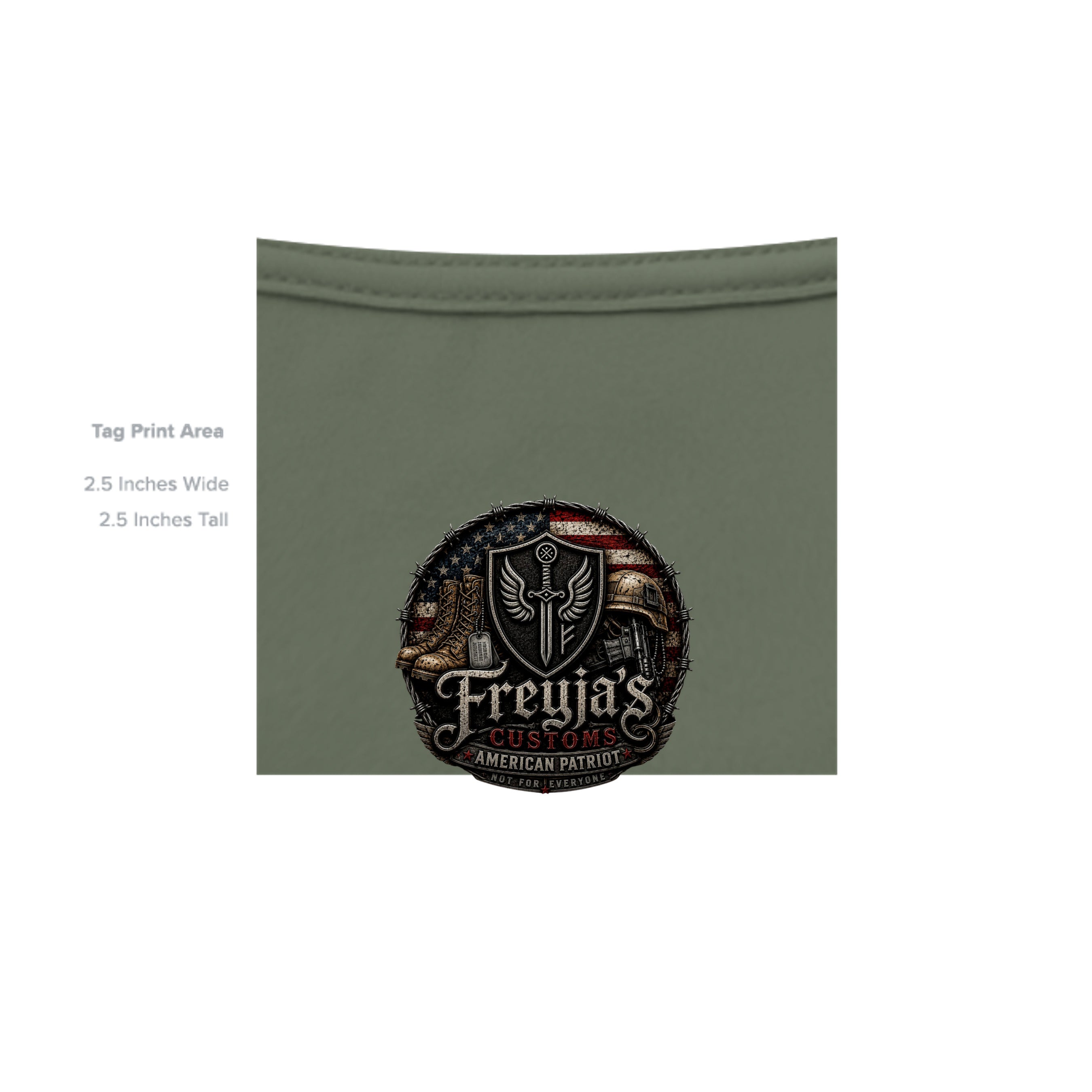 MILITARY GREEN - G200 - INSIDE_TAG_LINE