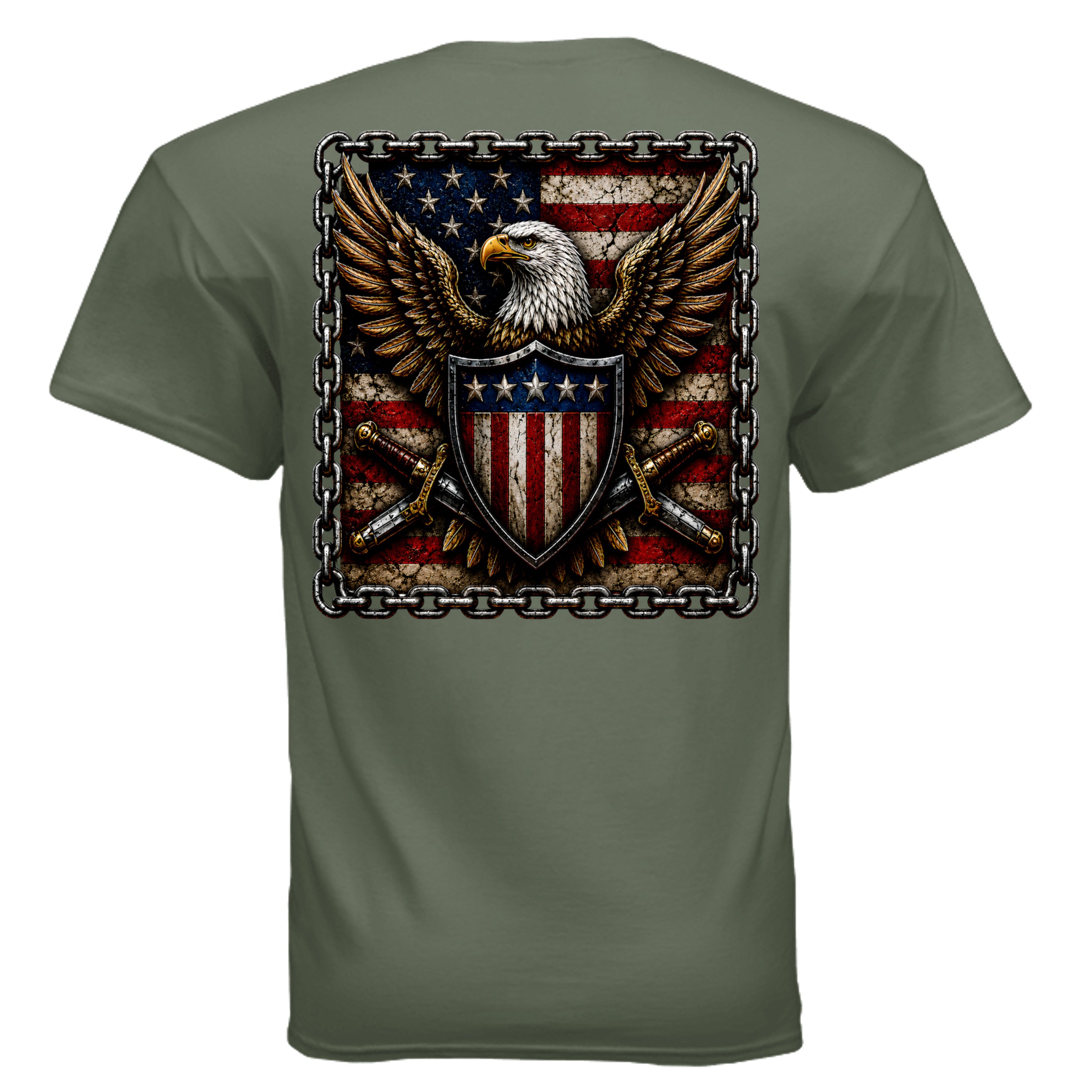 MILITARY GREEN - G200 - BACK