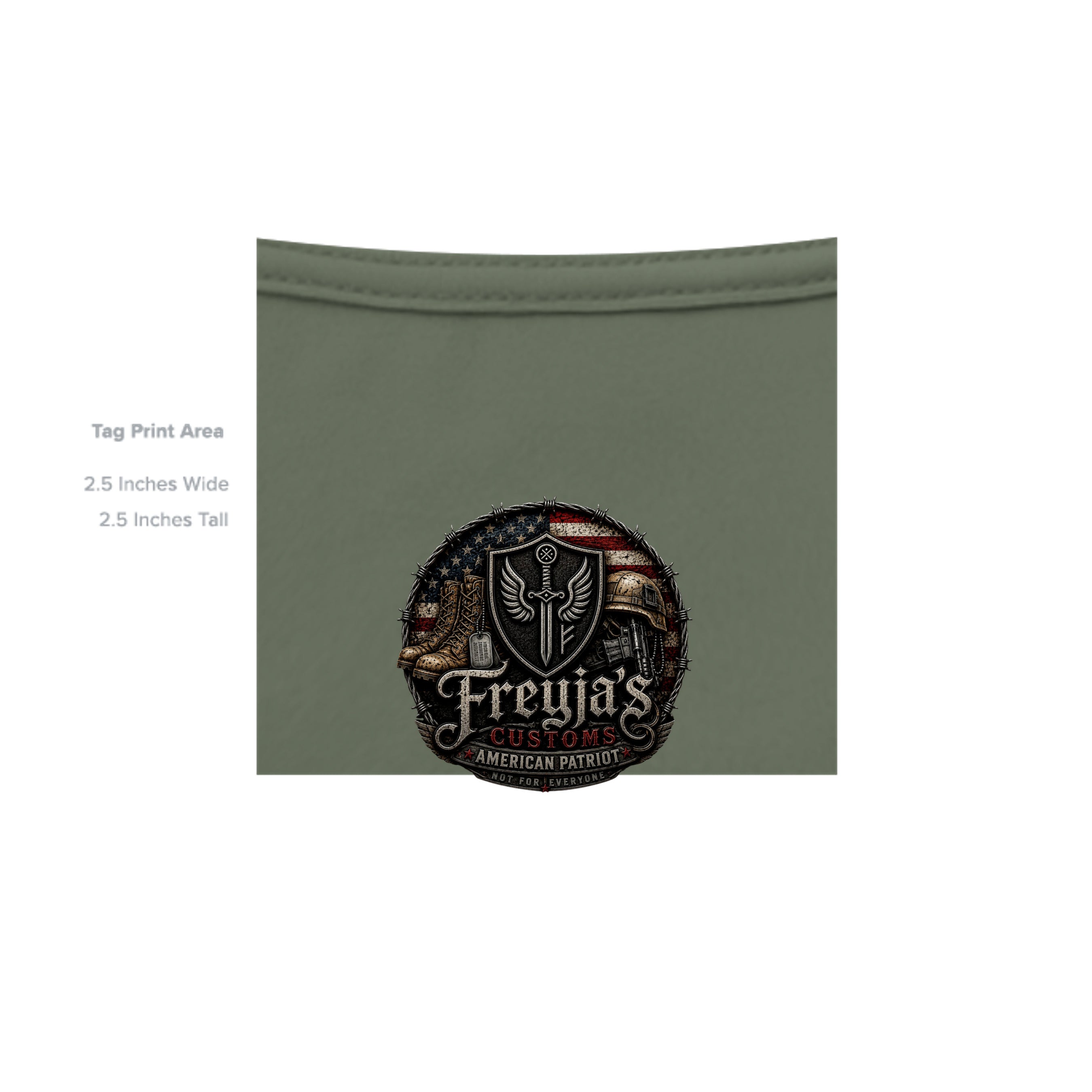 MILITARY GREEN - G200 - INSIDE_TAG_LINE
