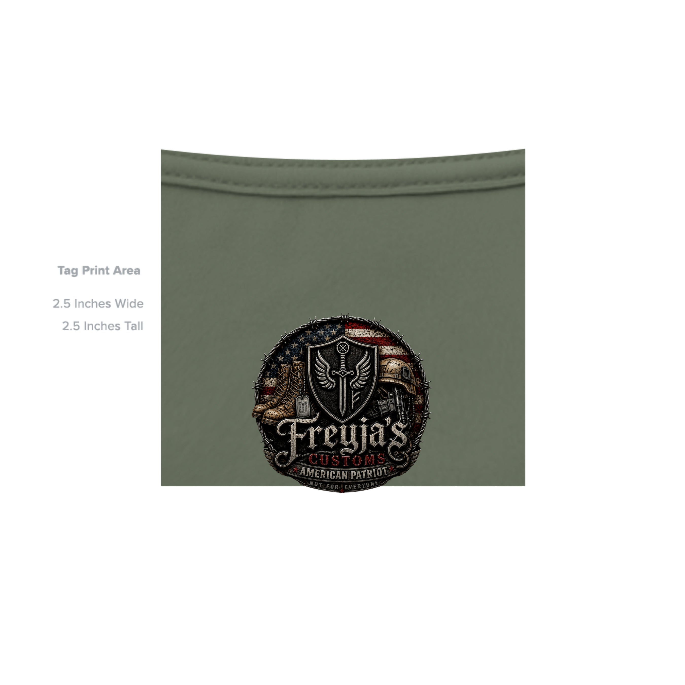 MILITARY GREEN - G200 - INSIDE_TAG_LINE
