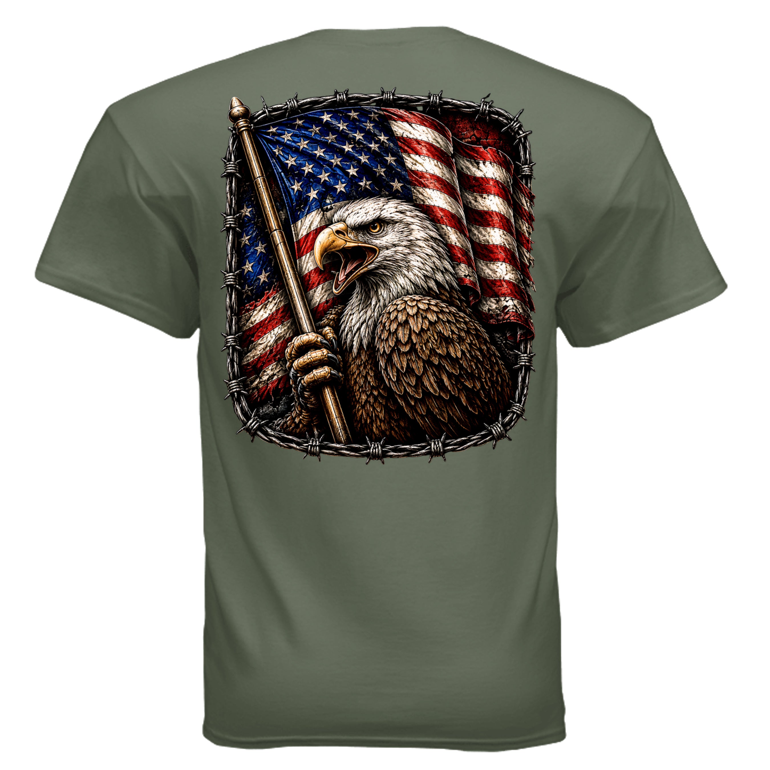 MILITARY GREEN - G200 - BACK