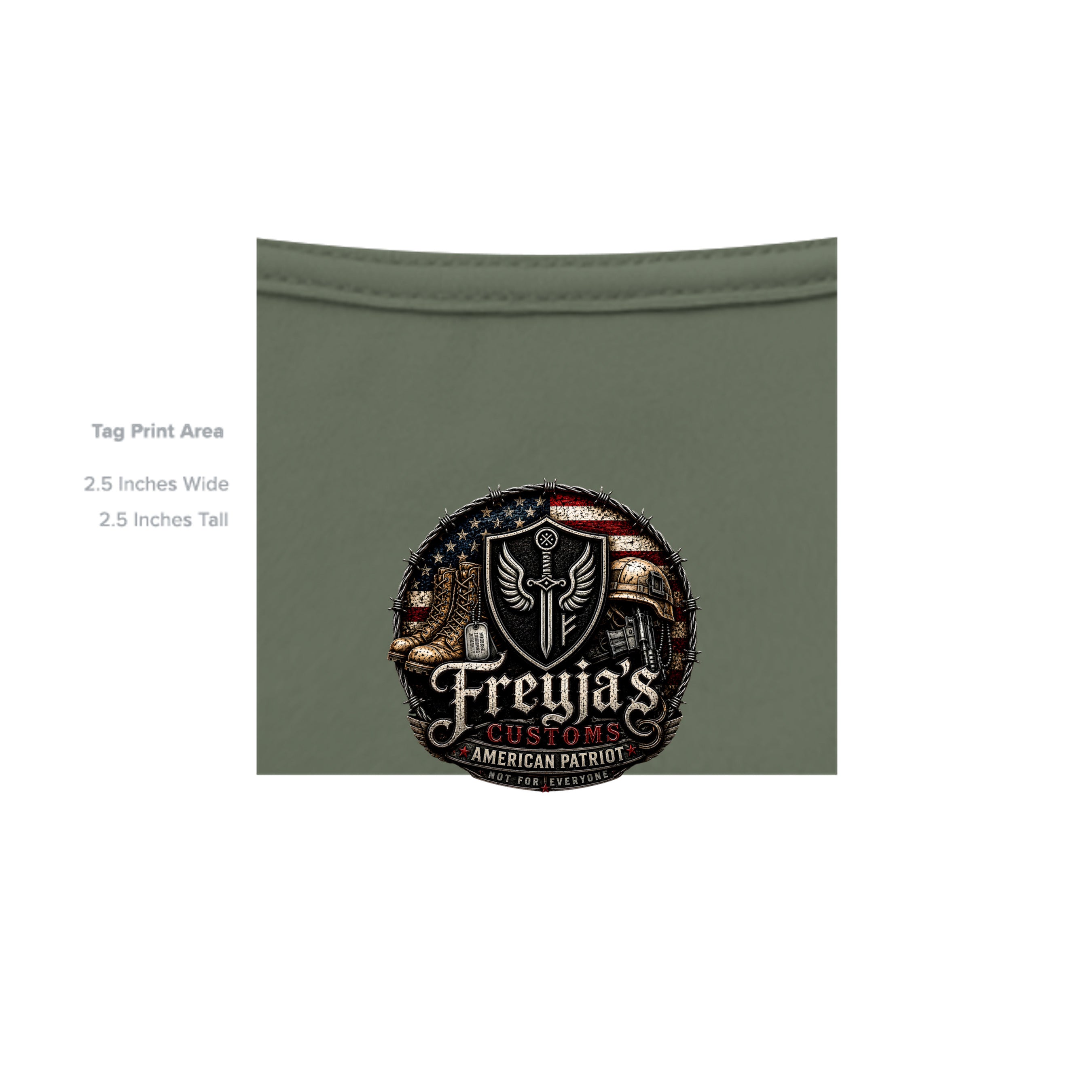 MILITARY GREEN - G200 - INSIDE_TAG_LINE