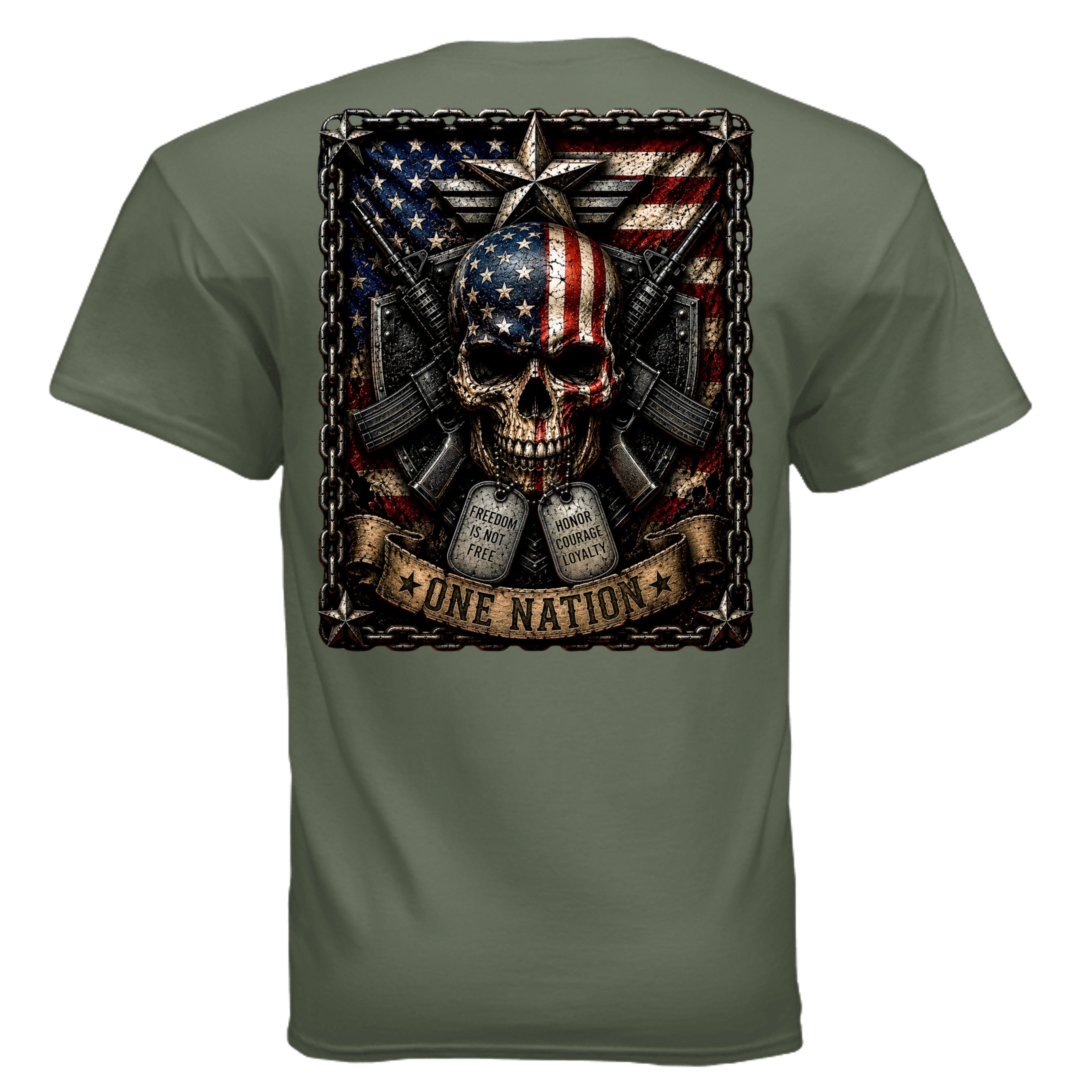 MILITARY GREEN - G200 - BACK