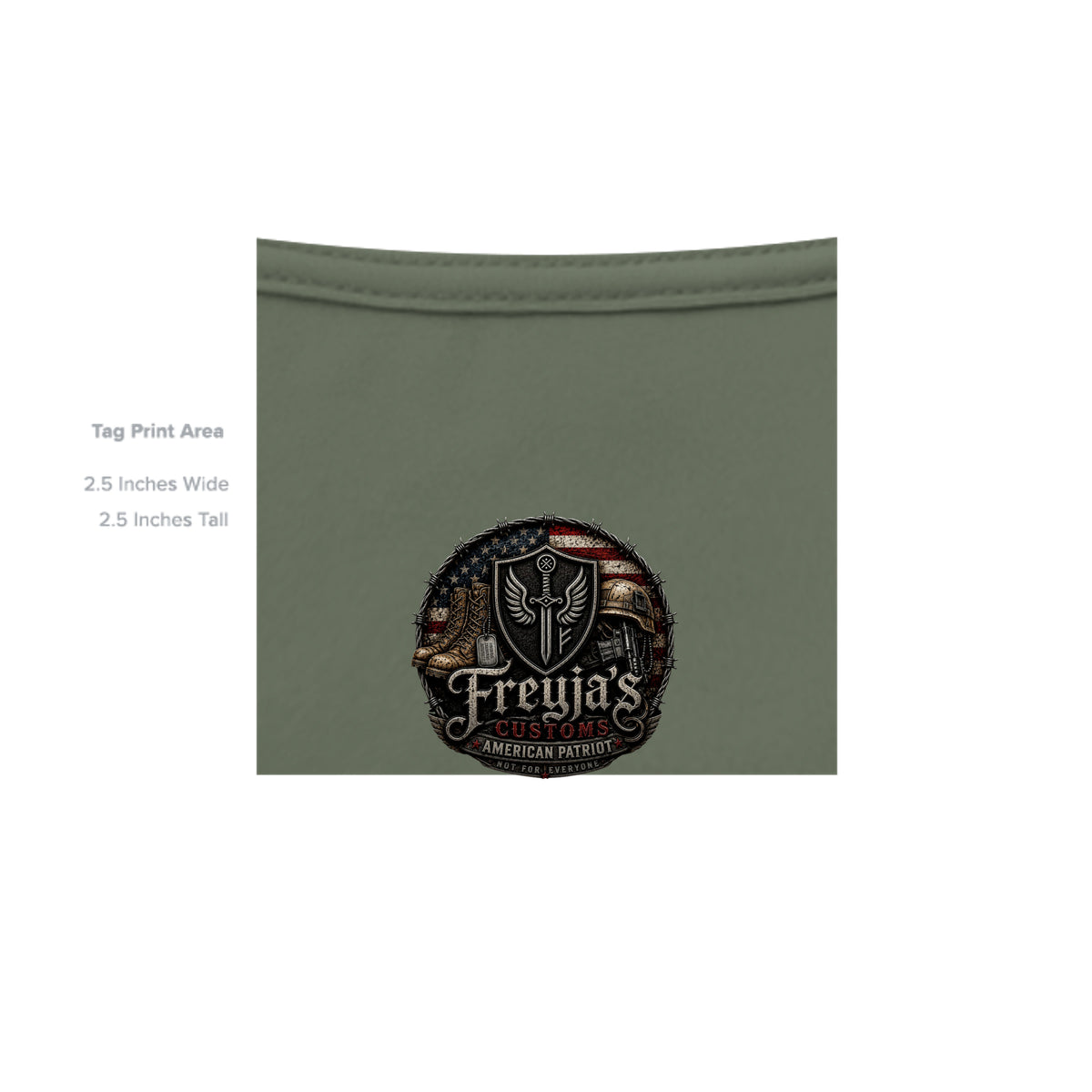 MILITARY GREEN - G200 - INSIDE_TAG_LINE
