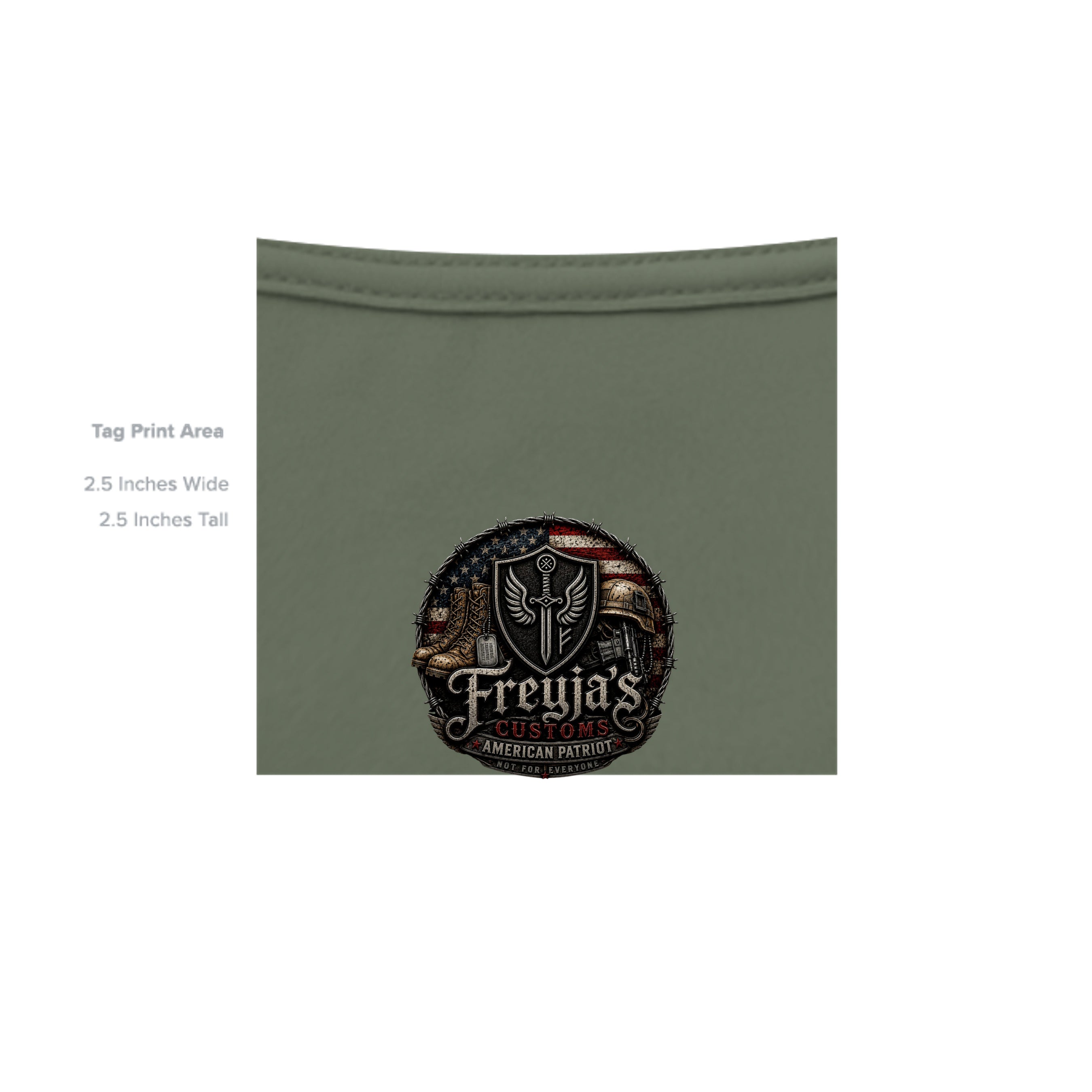MILITARY GREEN - G200 - INSIDE_TAG_LINE