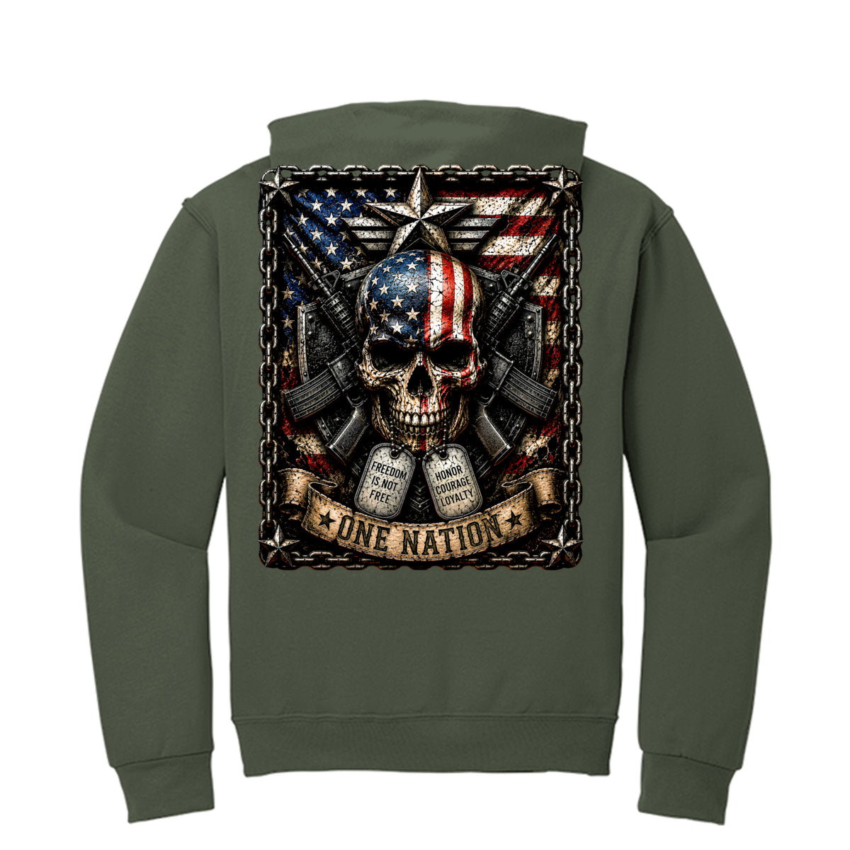 MILITARY GREEN - 996 - BACK