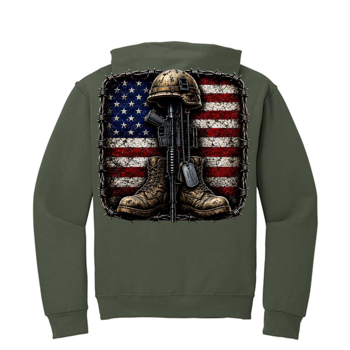MILITARY GREEN - 996 - BACK