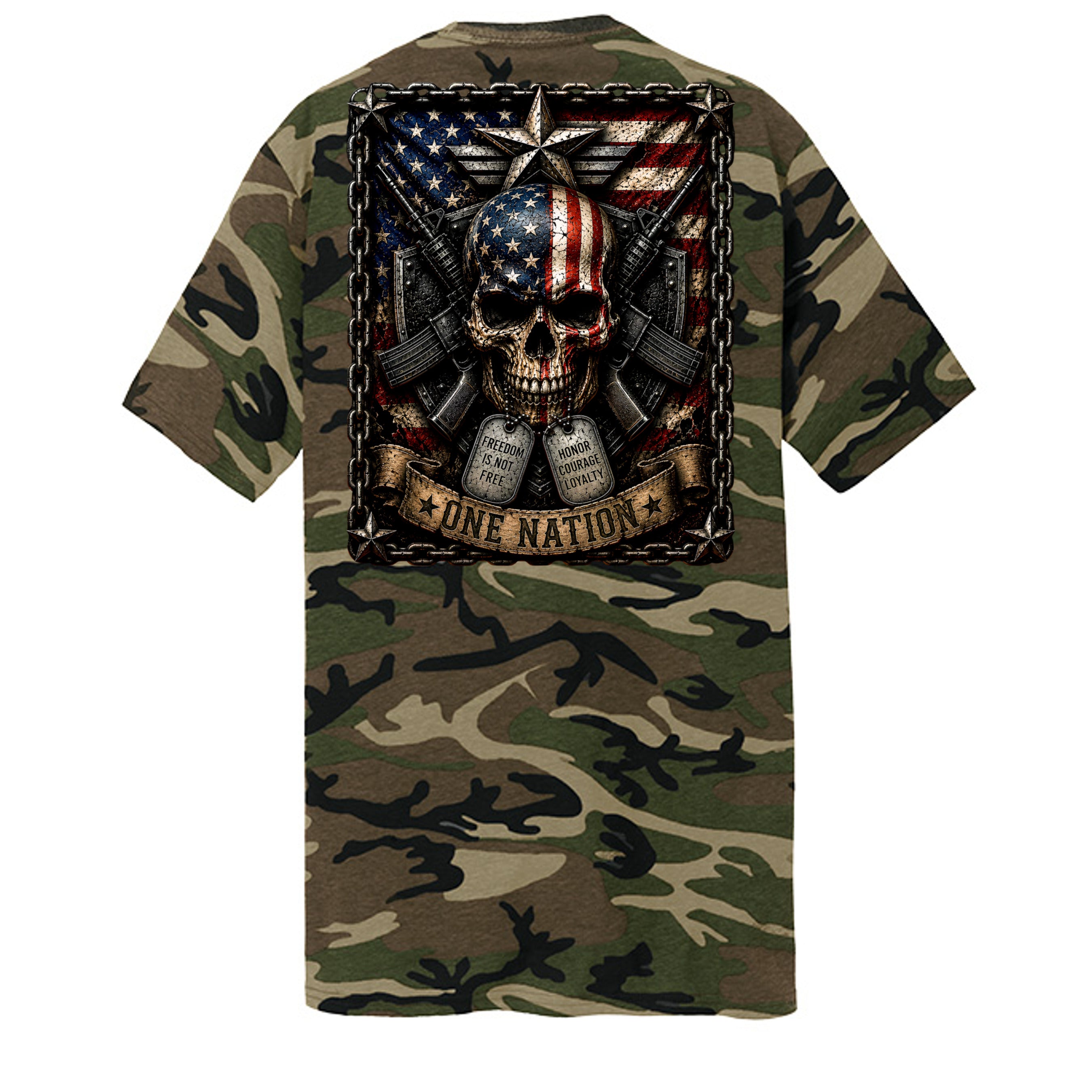 Military Camo - PC54C - BACK