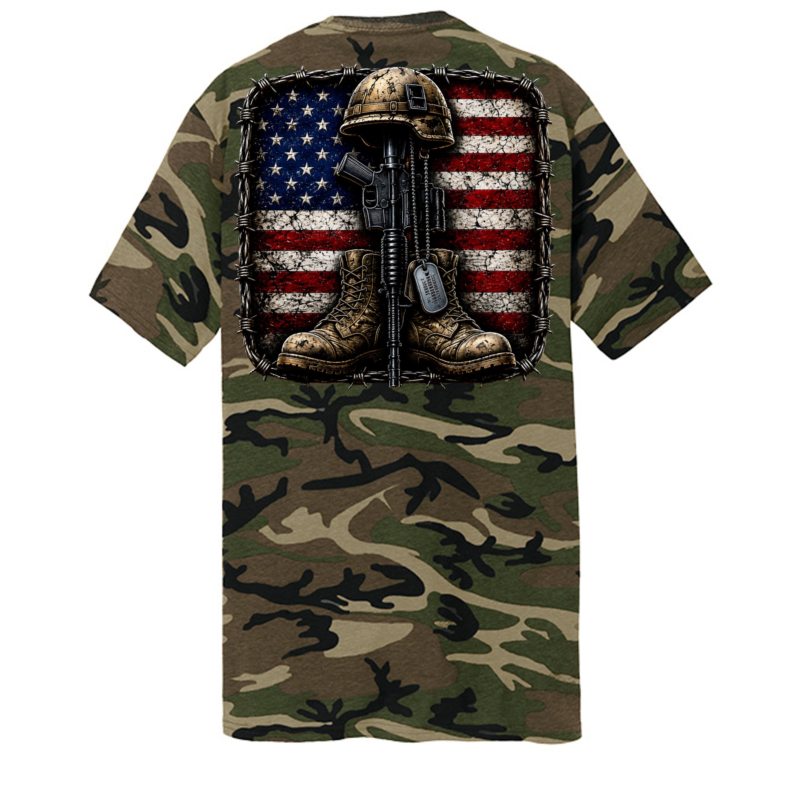 Military Camo - PC54C - BACK