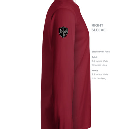 Deep Red - ST350LS - SLEEVE_RIGHT