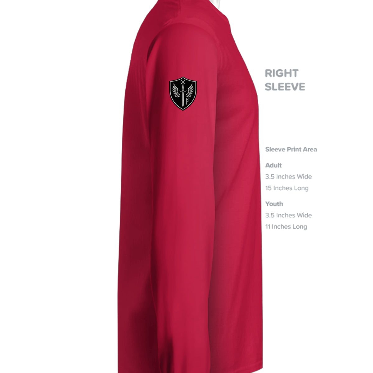 Red - SS3000 - SLEEVE_RIGHT