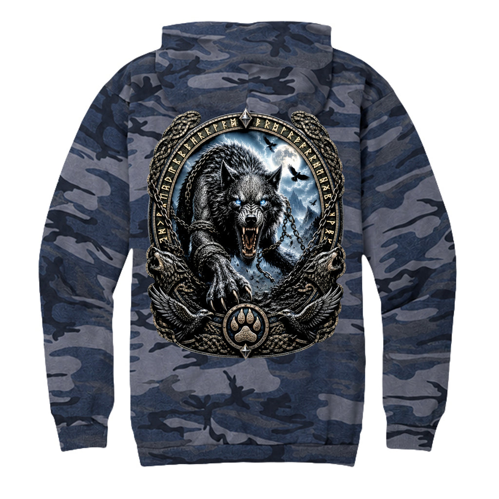 Heather Navy Camo - PC78HC - BACK