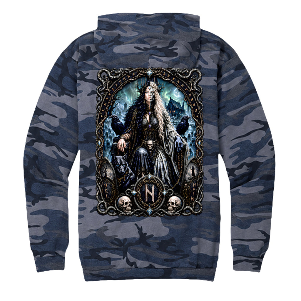 Heather Navy Camo - PC78HC - BACK