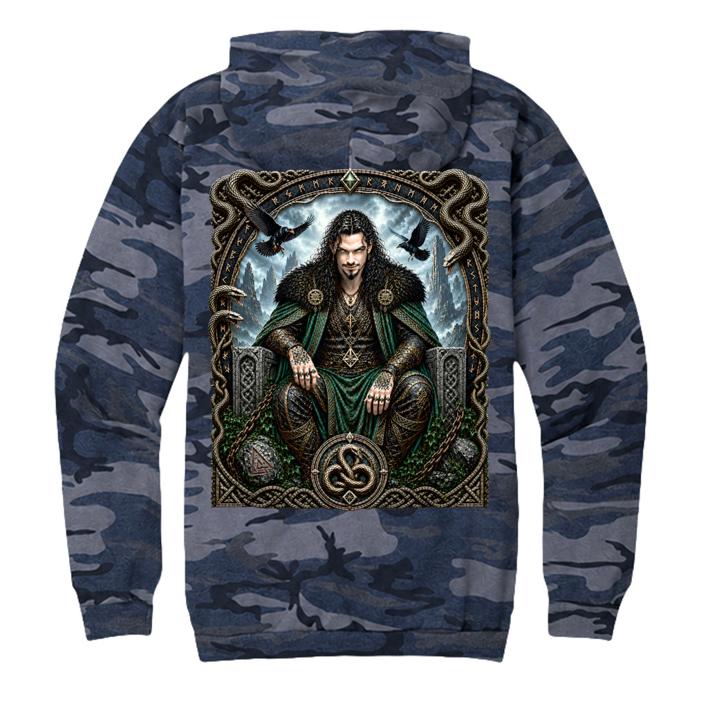Heather Navy Camo - PC78HC - BACK