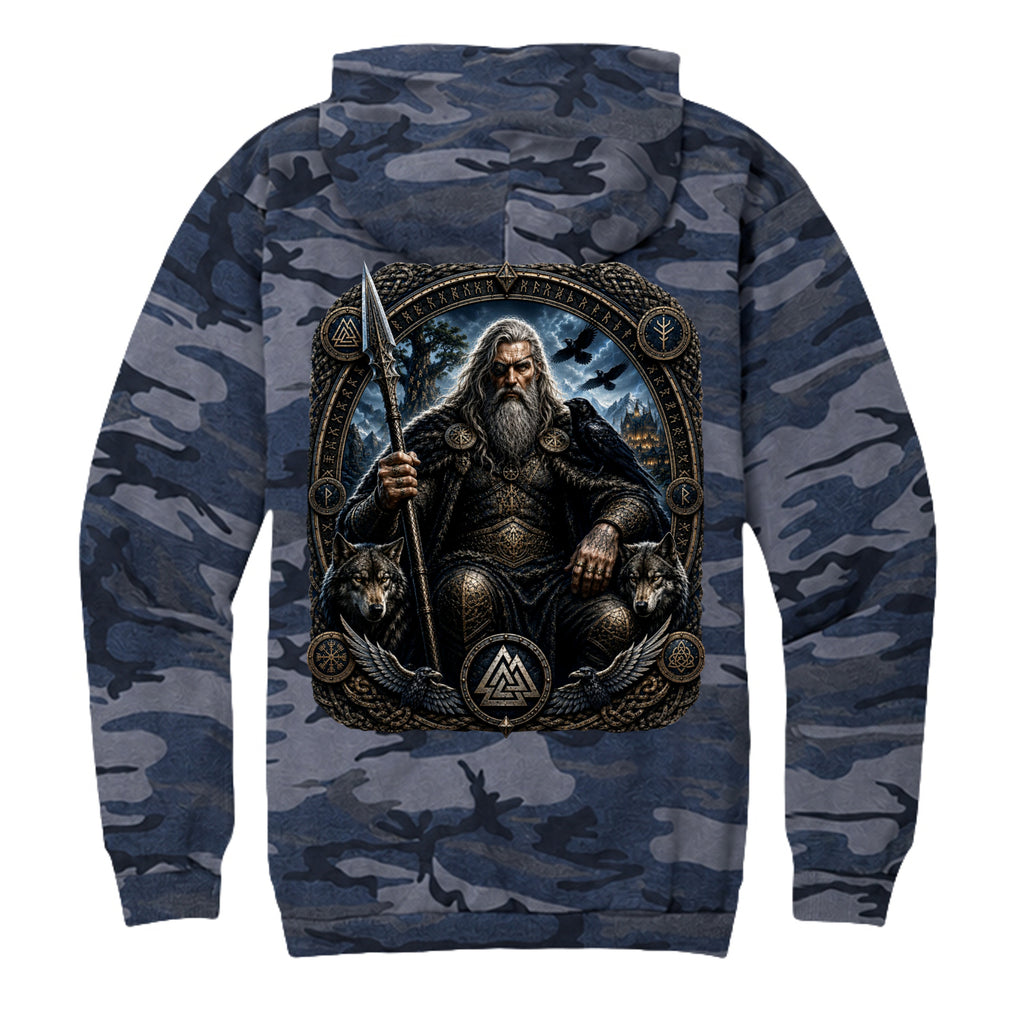 Heather Navy Camo - PC78HC - BACK