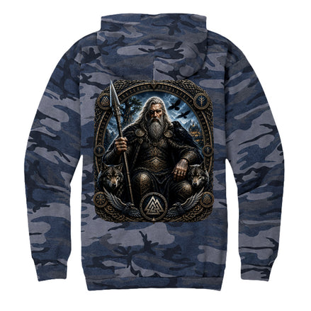 Heather Navy Camo - PC78HC - BACK