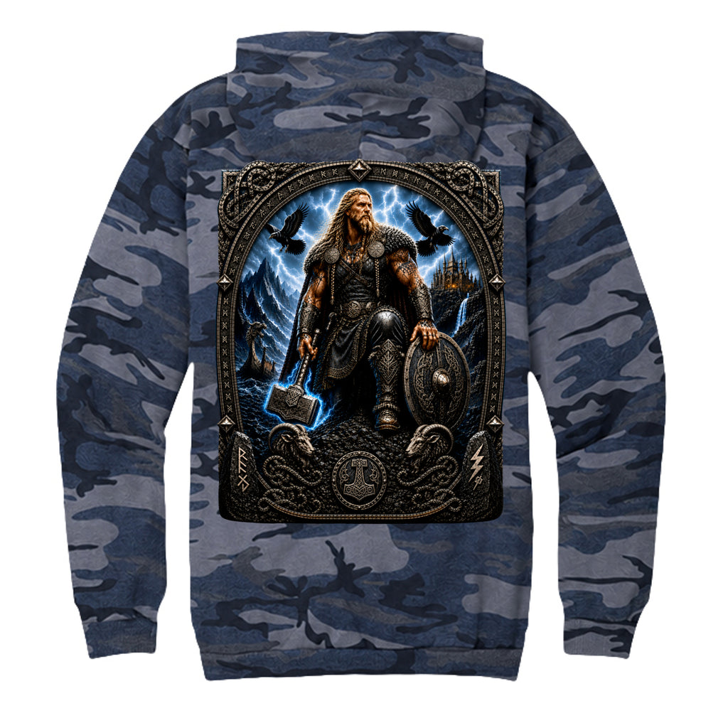 Heather Navy Camo - PC78HC - BACK