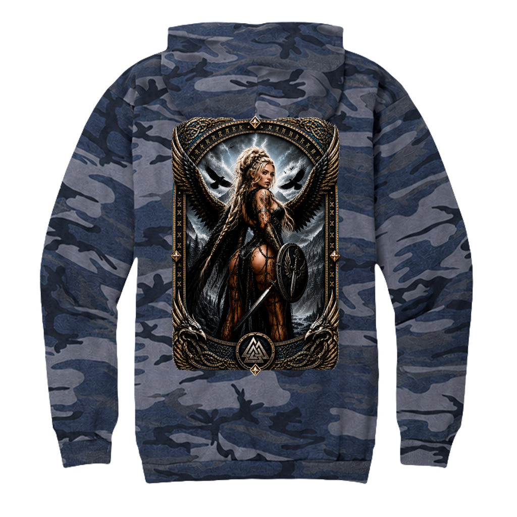 Heather Navy Camo - PC78HC - BACK