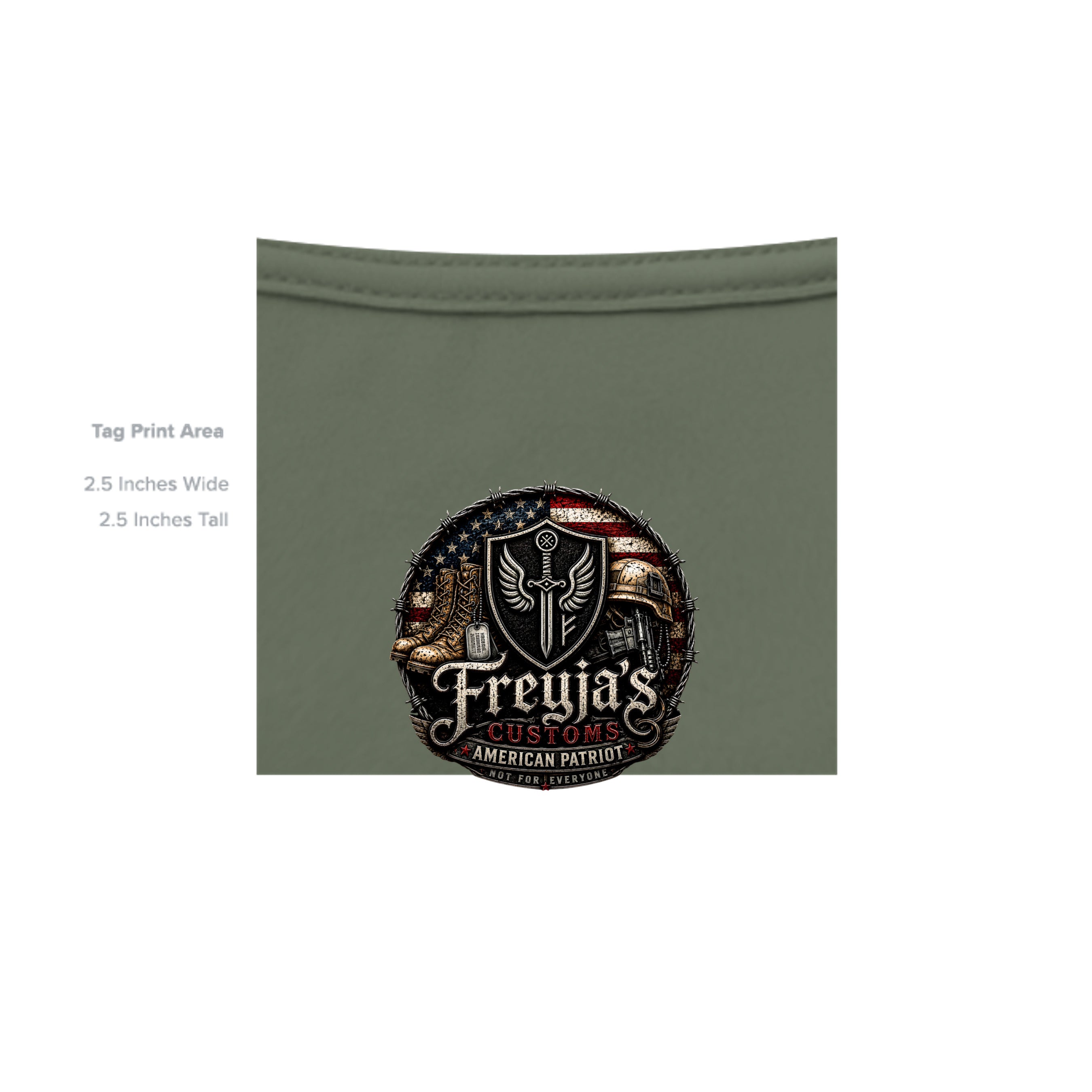MILITARY GREEN - G200 - INSIDE_TAG_LINE