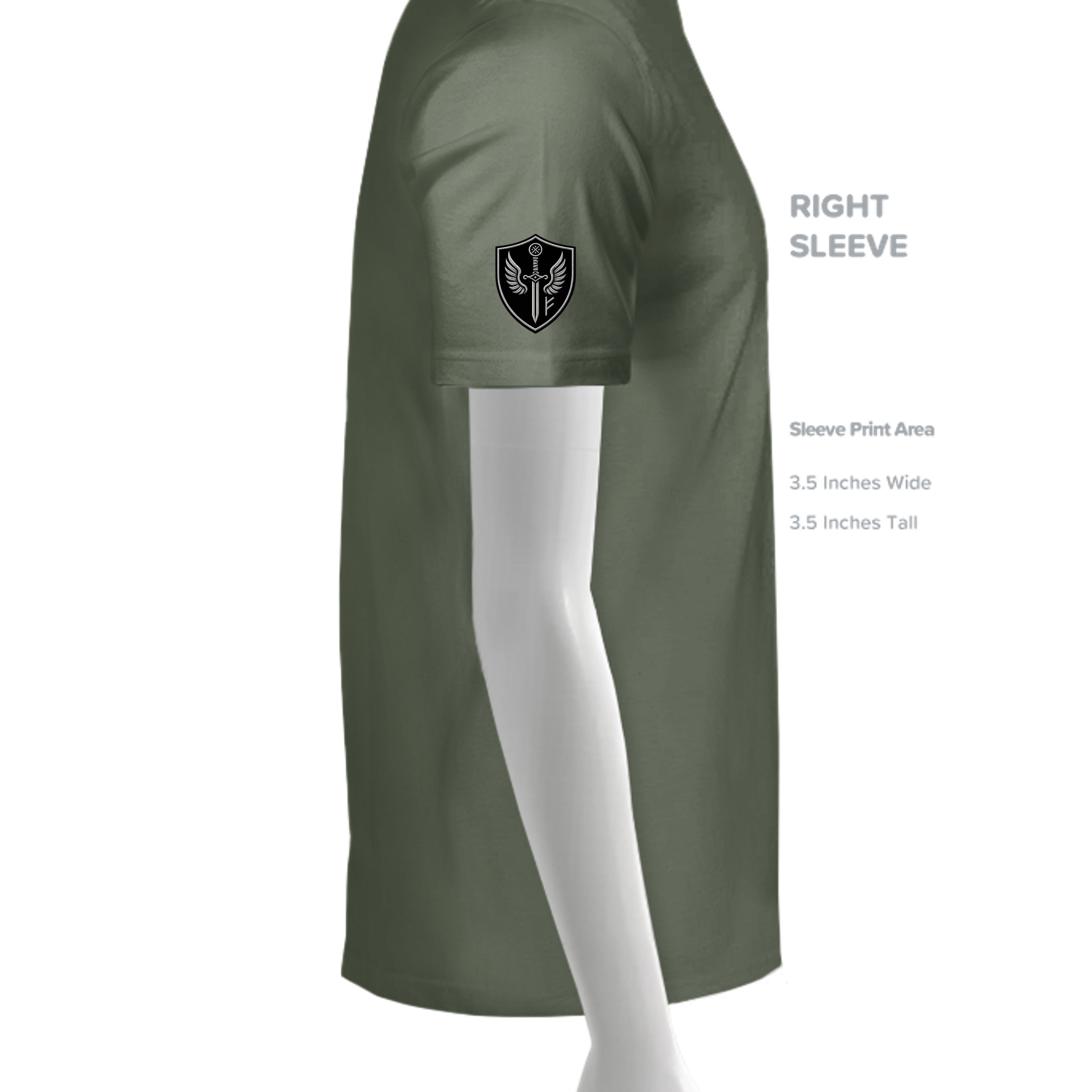 MILITARY GREEN - G200 - SLEEVE_RIGHT