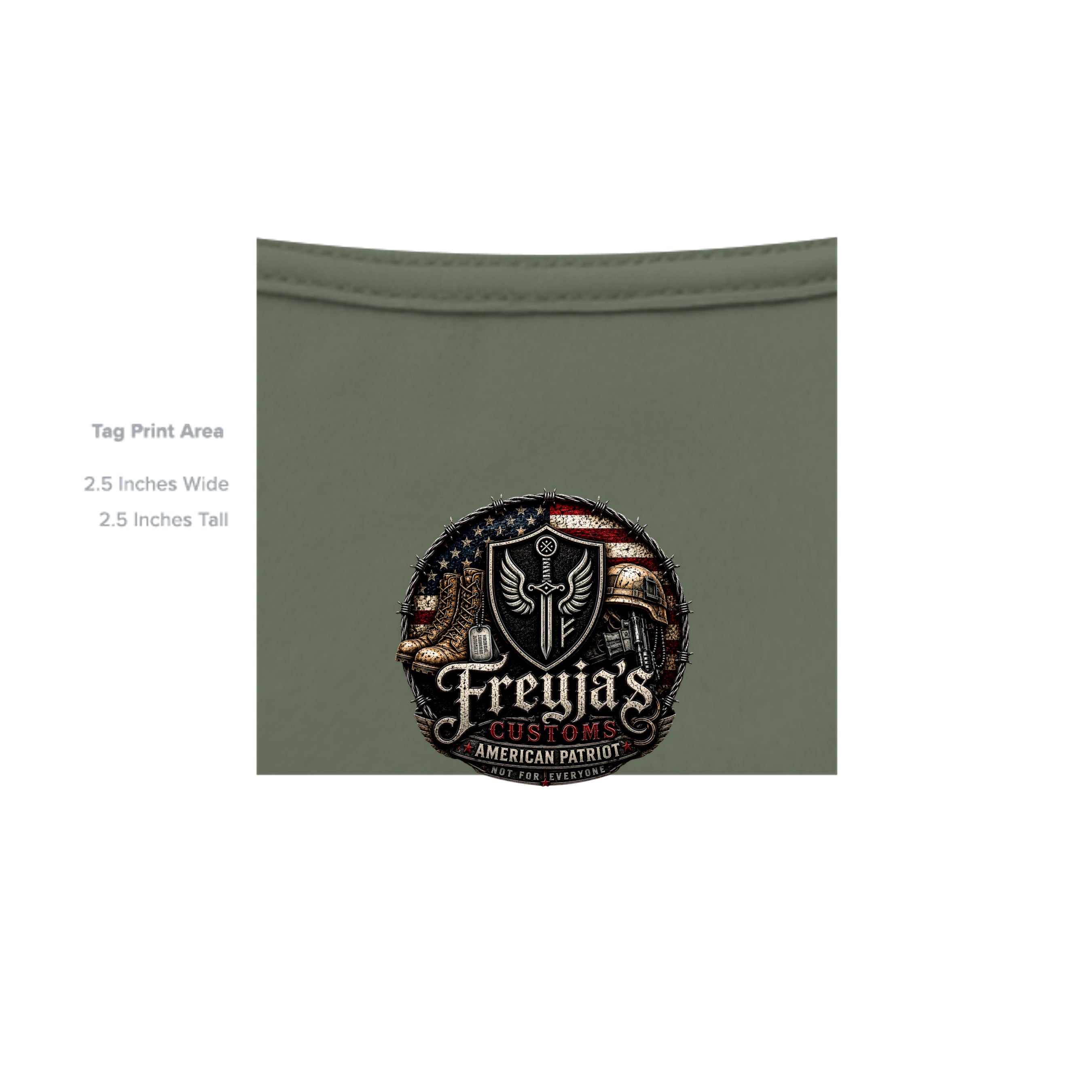 MILITARY GREEN - G200 - INSIDE_TAG_LINE